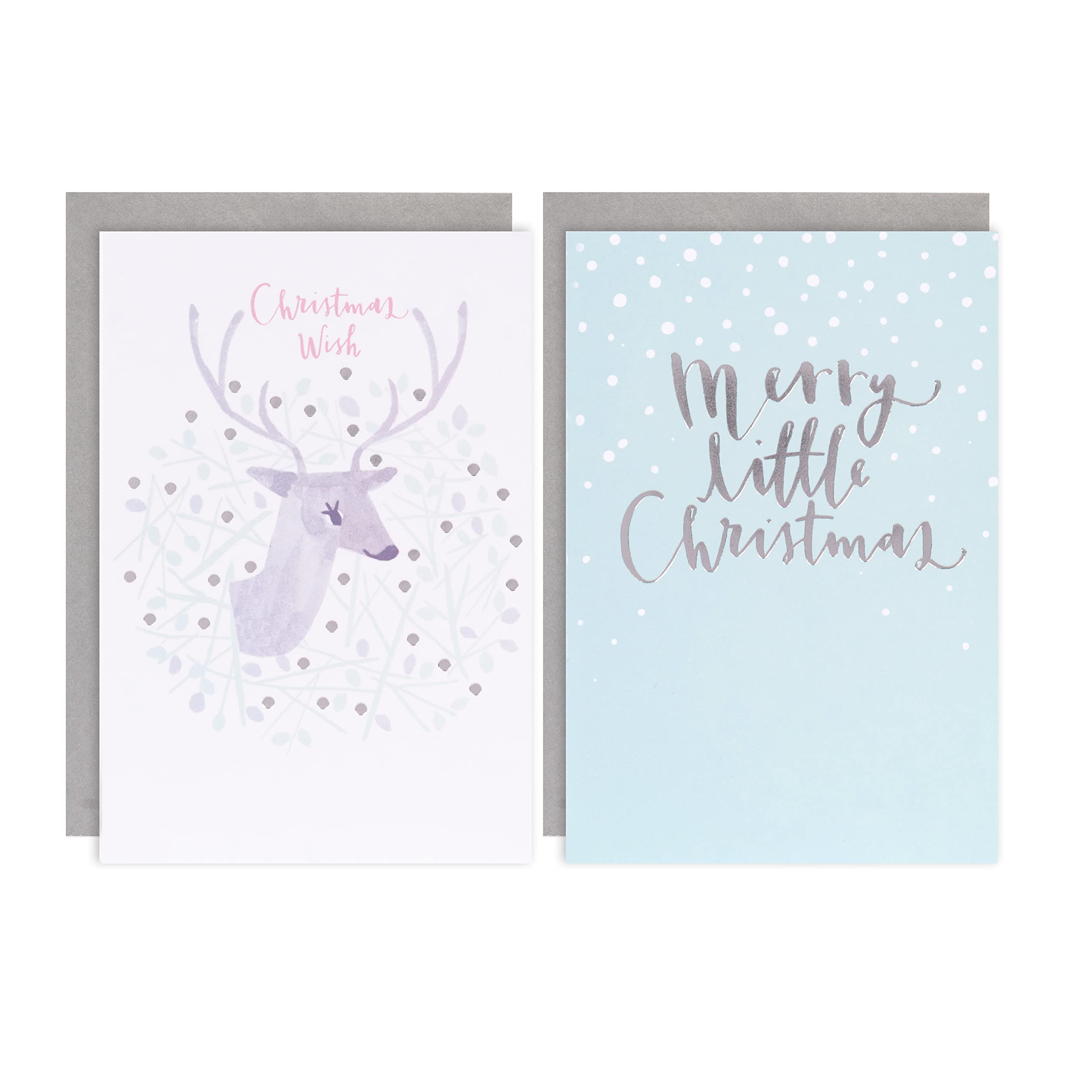 Hallmark Charity Christmas Cards, 2 Stylish Designs, Pack of 12, Various, 25559883