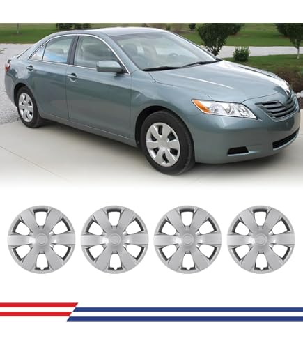 WOLFSTORM 16" Hubcap For Toyota Camry 2012-2014 (Single) - Snap On Wheel Cover, Silver