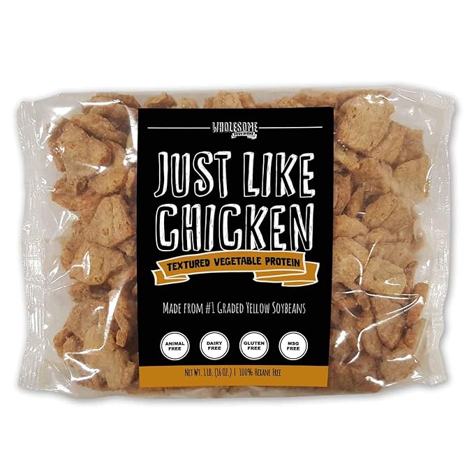 Textured Vegetable Protein Tvp Vegan Meat Substitute 100 Hexane Free Made With 1 Graded Yellow Soybeans 100 Vegan Made In Usa Imitation