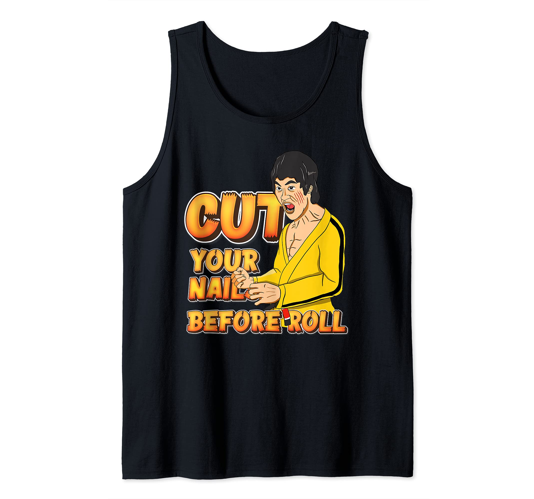 Brazilian Jiu-Jitsu Please cut your nail before roll BJJ Tank Top