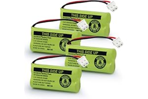 BAOBIAN BT183342/BT283342 2.4V 400mAh Ni-Mh BT166342/BT266342 BT162342/BT262342 Cordless Phone Pack CS6709 CS6609 CS6509 CS6409 EL52100 EL50003 (4 Pack)