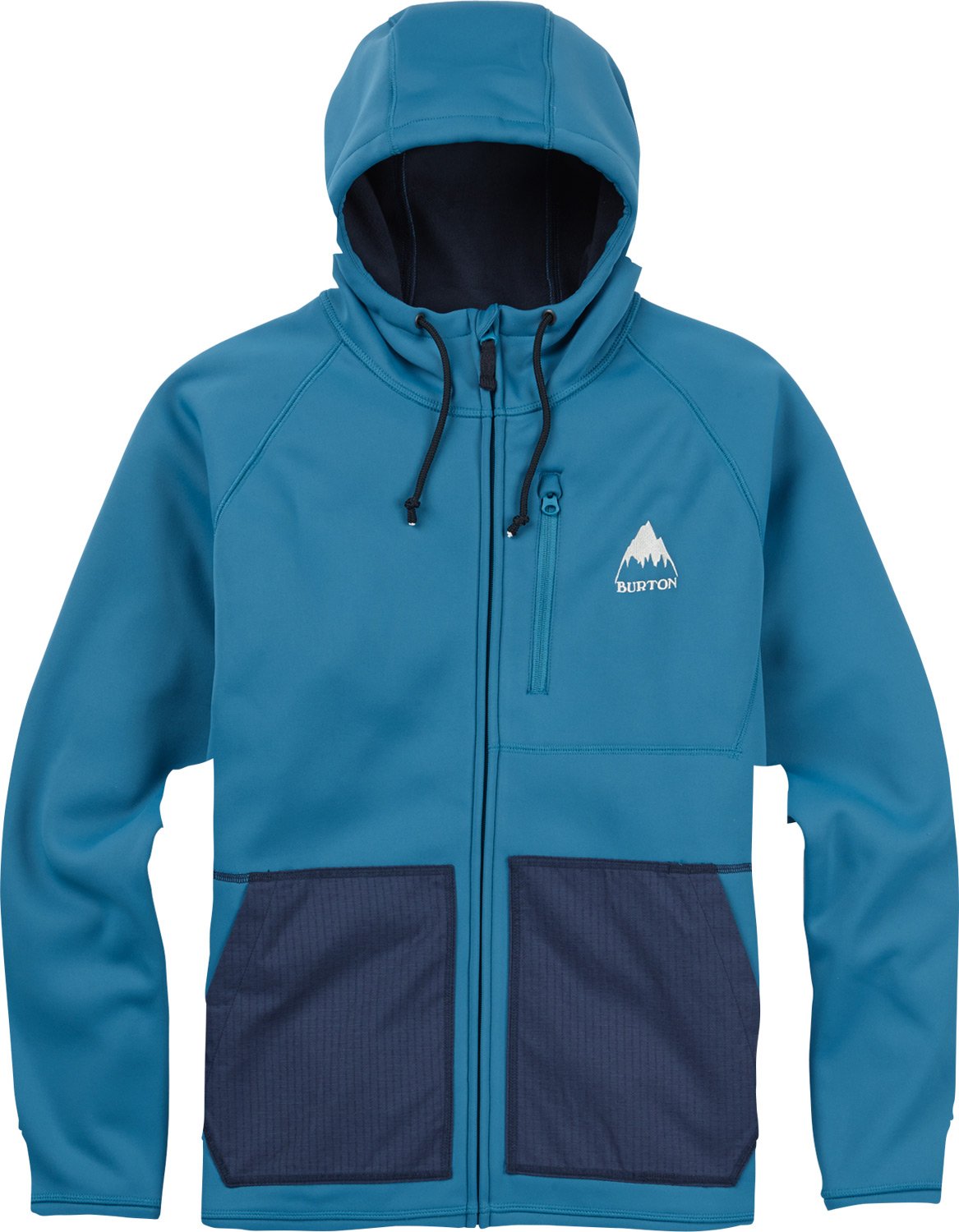 Burton Bonded FullZip Hoodie Mens Sz L Homer's Coat