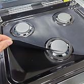 2 Pcs RV Stove Top Protector liner for GE 17" / 21" RV Gas range Cover | Splatter &amp; Spill Guard Cooktop Liner Fits RecPro, Greystone and Furrion 3 Burner stove F1S21L03A, F1S21L02A