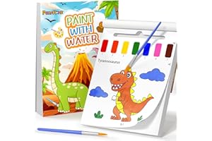 PERRYHOME Paint with Water Coloring Books for Kids,Mess Free Toddler Watercolor Painting Set,Dinosaur Arts and Crafts Toys-Birthday Christmas Gifts for Toddlers Girls Ages 3 4 5 6 7 8