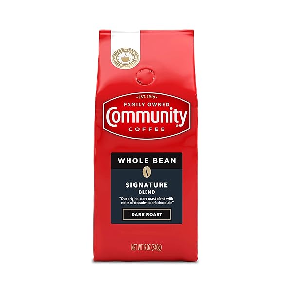 COMMUNITY COFFEE SIGNATURE BLEND WHOLE BEAN COFFEE, DARK...