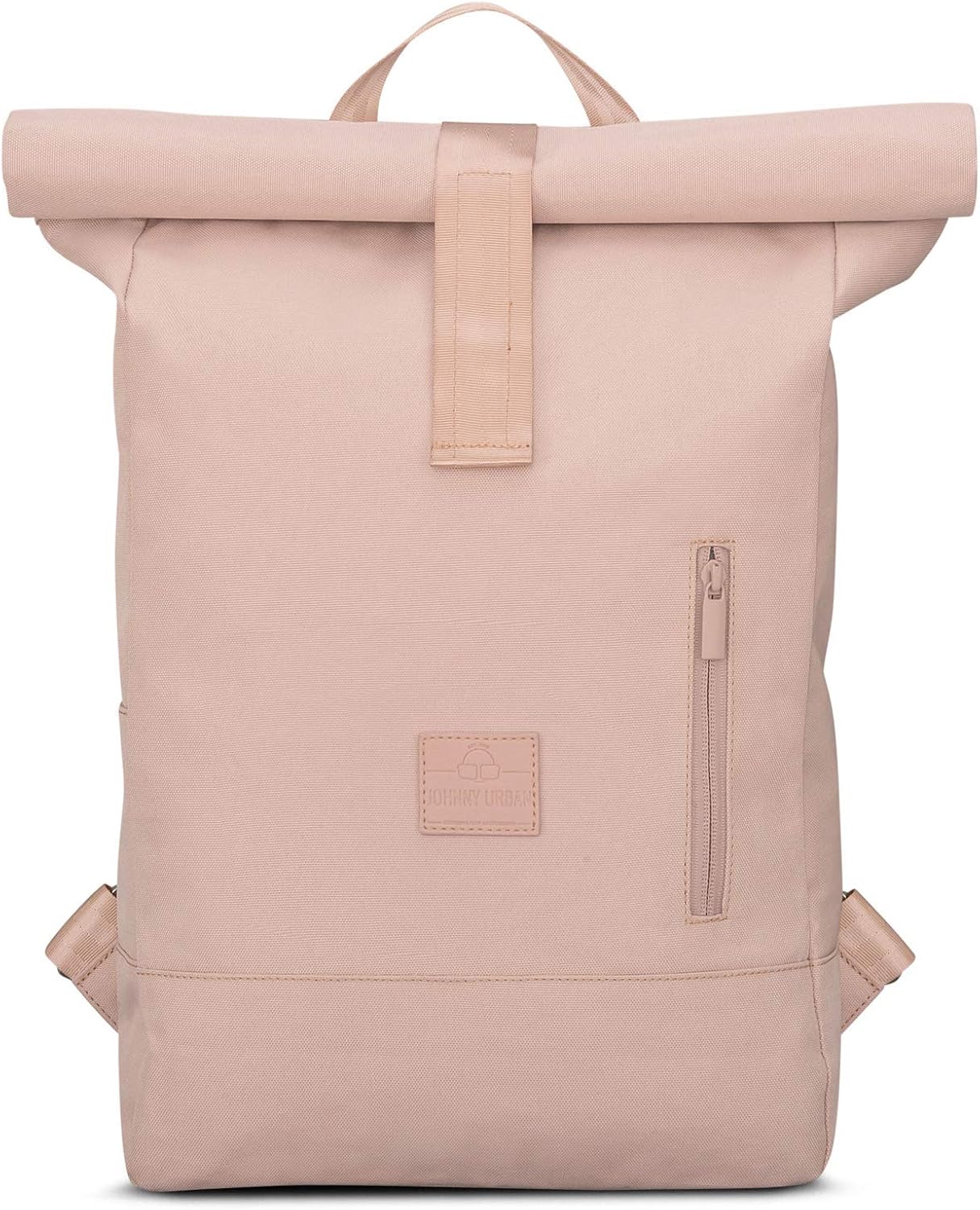Johnny Urban Roll Top Backpack Women & Men Pink, Robin Medium, Durable Rolltop Daypack, Casual Rucksack Day Bag