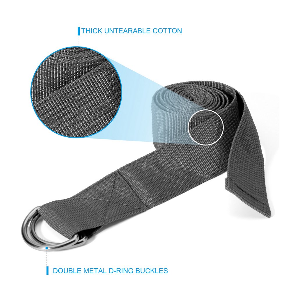 Ultrafy Yoga Blocks Bricks WaterResistant Support Bricks with Exercise Strap for Better