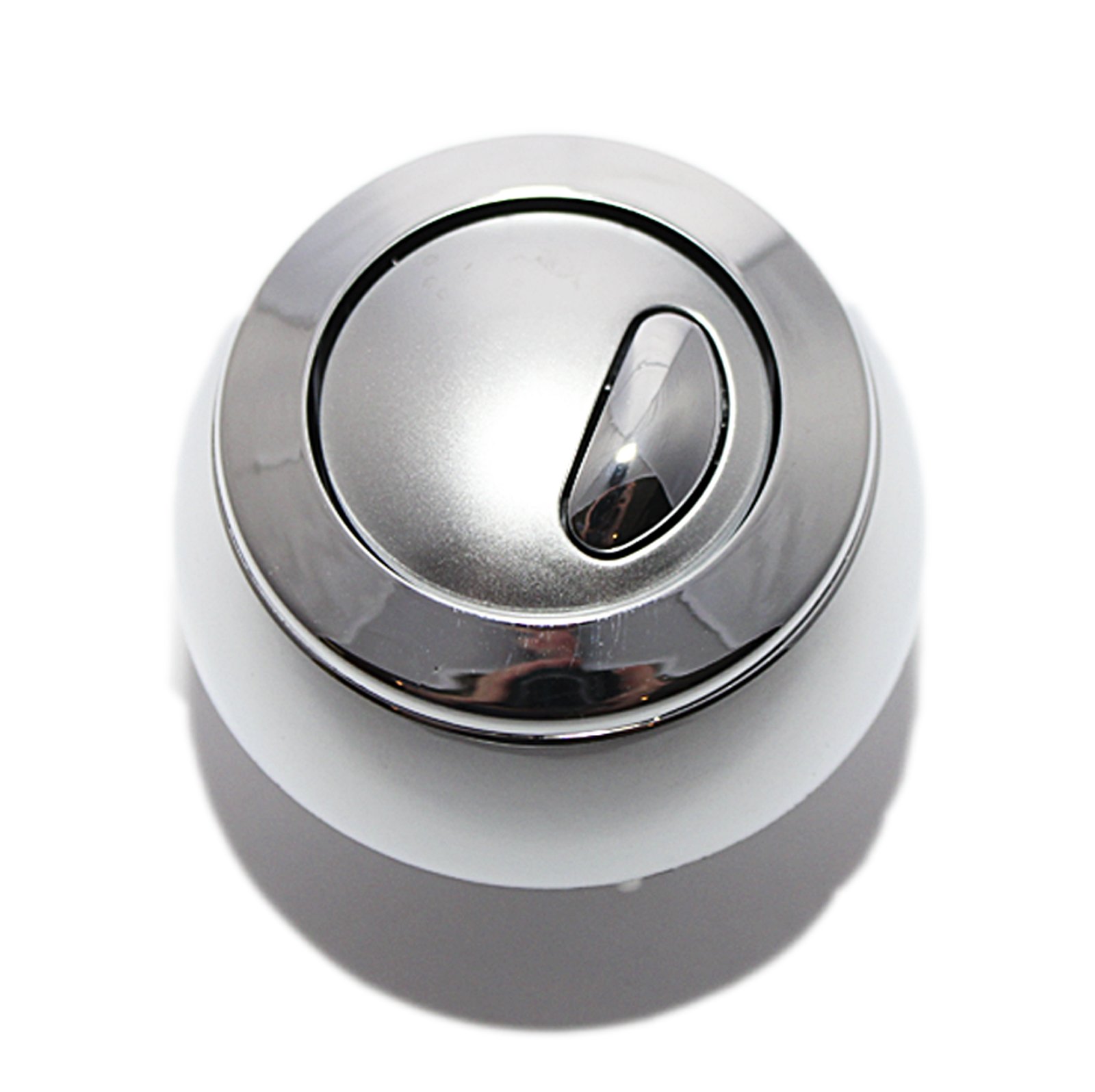Siamp 34495007 Optima 50 Dual Flush Chrome Toilet Push Button - Multi-Colour