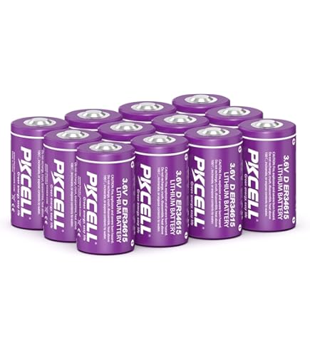 Amazon.com: PKCELL 8 Pack ER34615 Battery 19000mAh ER34615 D Cell