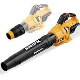 800 CFM Leaf Blower Cordless Compatible with DeWalt 20V MAX Battery | 300MPH Brushless Electric Handheld Blower with Cruise Control&amp;Rubber Nozzle for Car Drying, Lawn Care&amp;Winter Snow, Tool Only