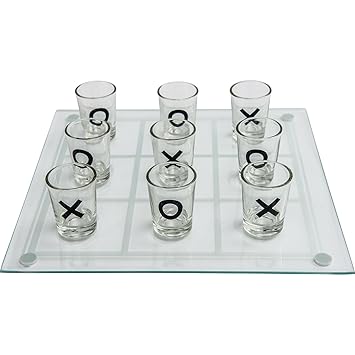 Carolina Herrera Maxam Shot Glass Tic Tac Toe Game