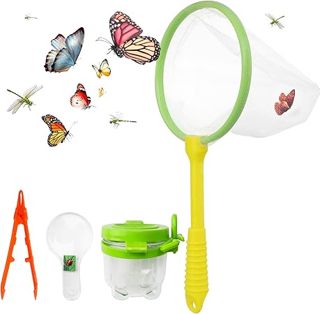 Amazon Com Steam Life Educational Bug Catcher Kit For Kids Bug Collection And Kids Explorer Kit Includes Butterfly Net Bug Observation Capsule And Magnifying Glass Science Toy For Boys And Girls