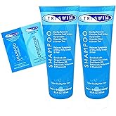 TRISWIM Chlorine Removal Shampoo 8.5 Fl Oz | Gently Removes Chlorine, Salt Water, and Hard Water Buildup | Relieves Dry and Itchy Scalp | Enriched with Organic Aloe Vera and Botanicals | Pack of 2