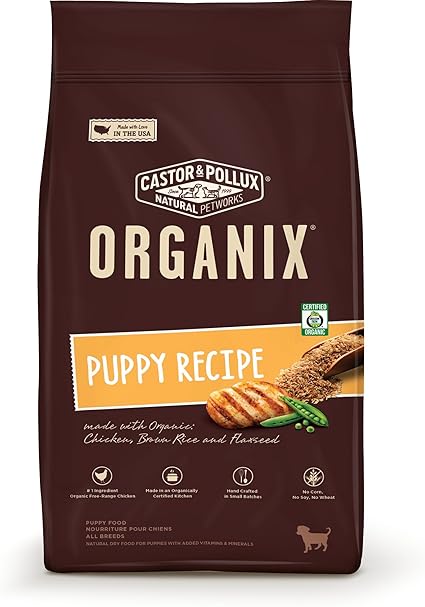 castor and pollux organix puppy food