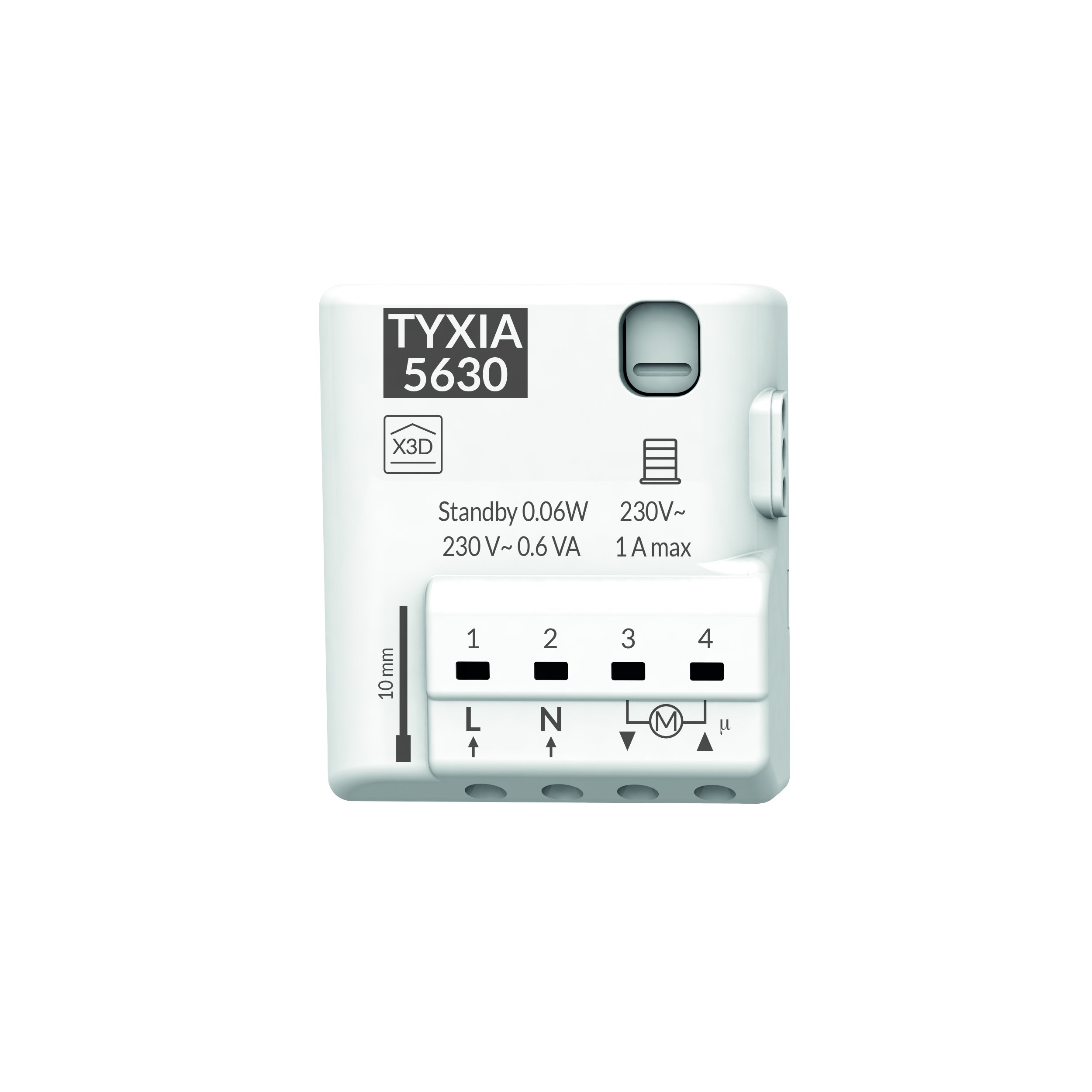 Delta Dore 6351401 TYXIA 5630 Nano Module Receiver, 230 V, White