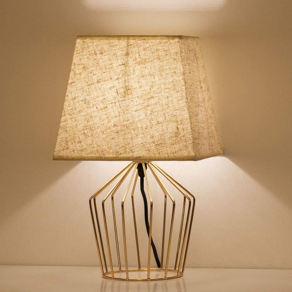 Best gold metal table lamp