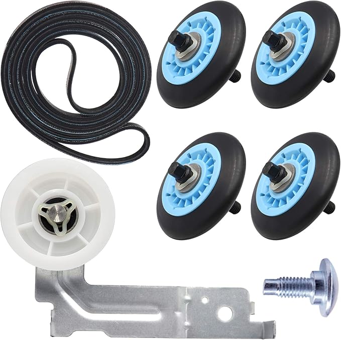 Upgraded Dryer Repair Kit for samsung Dryer Belt Kit Includes DC97