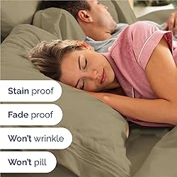 King Size 4 Piece Sheet Set - Comfy Breathable