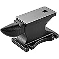 VEVOR Cast Iron Single Horn Anvil, 100 Lbs(45kg) with 10.4 x 5 in Countertop and Stable Base, High Hardness Rugged Round Horn Blacksmith Anvil for Bending, Shaping, Twisting