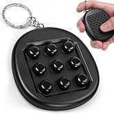 Bubble Wrap Fidget Toys for Adults Quiet ADHD Anxiety Stress Relief Item Pop It Keychain Figette Office Desk Small Toys Stim Pain Fisgets Cool Gadgets Gifts for Teen Boys EDC for Men