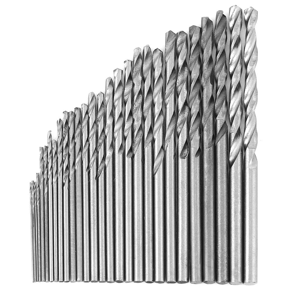 16pcs 0.8-1.5mm Spiral Twist Drill Bits Multi-Purpose Drill Bit Sets for Hole Drilling