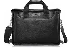 BOSTANTEN Leather Briefcase Handbag Messenger Business Bags for Men