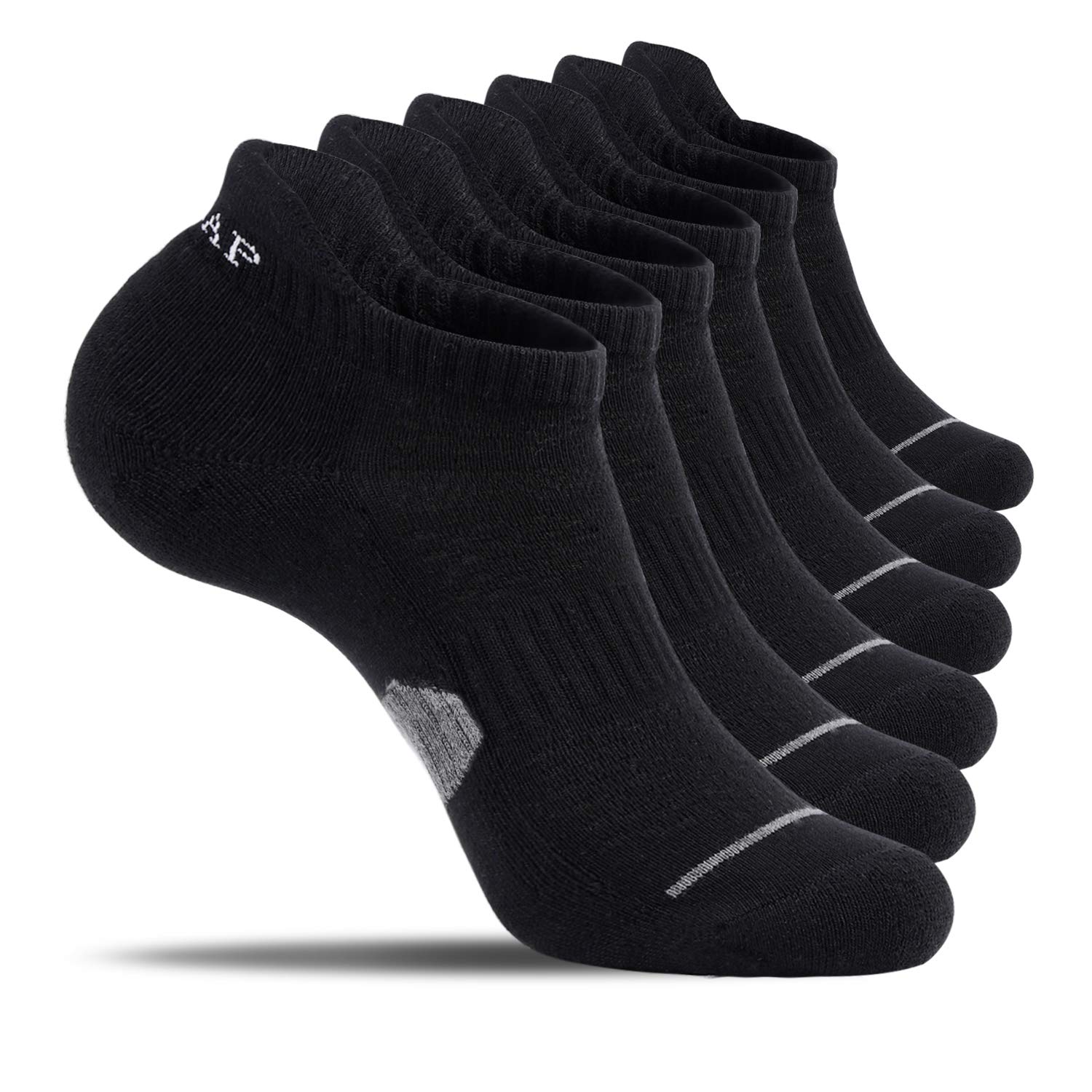 Ankle Socks Women's and Mens - 6/10 Pairs Low Cut Tab & No Show Athletics Running Socks