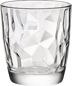 Bormioli Rocco Diamond 13.25 oz. Double Old Fashioned Glass, Set of 4