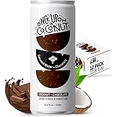 Once Upon a Coconut Premium Coconut Water - Low Calorie All-Natural Drink with Electrolytes - Non-GMO - Gluten-Free - 10.8 Fl Oz (Pack of 12)