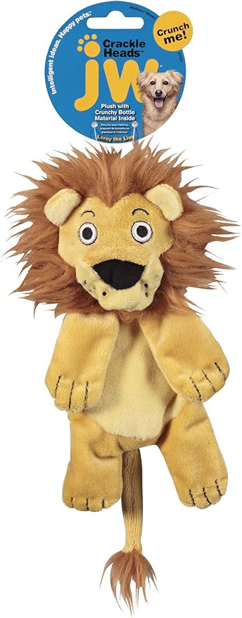 squeaky lion dog toy