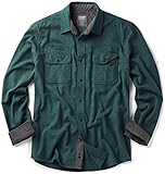 CQR Men's Flannel Button Down Shirts, Soft Cotton