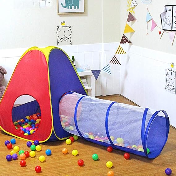 Tente de Jeu et Tunnels pour Enfants, Tente de Jeu Jungle Gym pour Tout