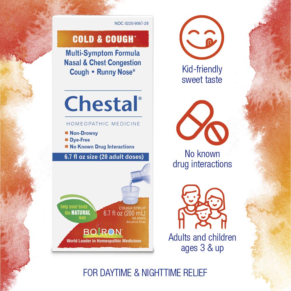 Boiron Chestal Adult Cold and Cough Syrup, 6.7 Fl Oz (Pack of 1) Buy