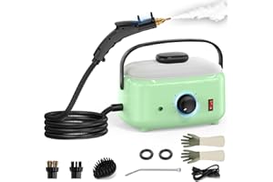 AUXCO Steam Cleaner,1500ML High Pressure Handheld Steamer for Cleaning Portable Steam Cleaner for Home High-Temperature Steam Cleaner for Upholstery, Car, Kitchen, Bathroom, Grout and Tile,Carpet