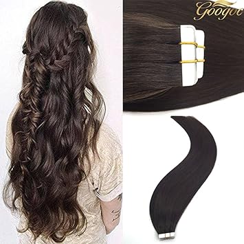 Googoo 20 Inch 50g 20pcs Straight 100 Unprocessed Virgin Remy