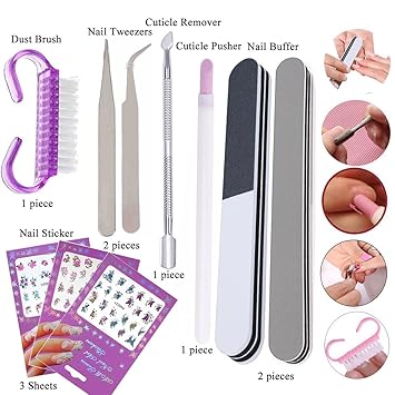 Loveourhome Nail Art Tools Equipment Nail Stamping Templates Plate Rhinestones Decorations