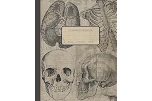 Anatomy Notebook: Composition Notebook College Ruled, Vintage Human Anatomy Illustrations