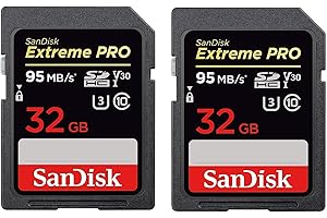 SanDisk Extreme Pro SDHC UHS-I Card (SDSDXXG-032G-GN4IN), 2Pack (32GB)