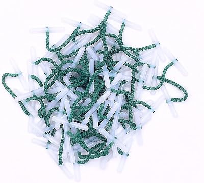Paper Sense Treasury Tags 100 Pack Green 76mm Plastic Ends Paper Binders