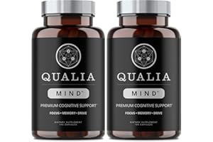 NEUROHACKER COLLECTIVE Qualia Mind Nootropic | Premium Brain Booster Supplement for Memory, Focus, Clarity and Concentration Support with Bacopa monnieri, Ginkgo biloba, DHA, Alpha GPC, B12 & More (105 count 2-Pack)