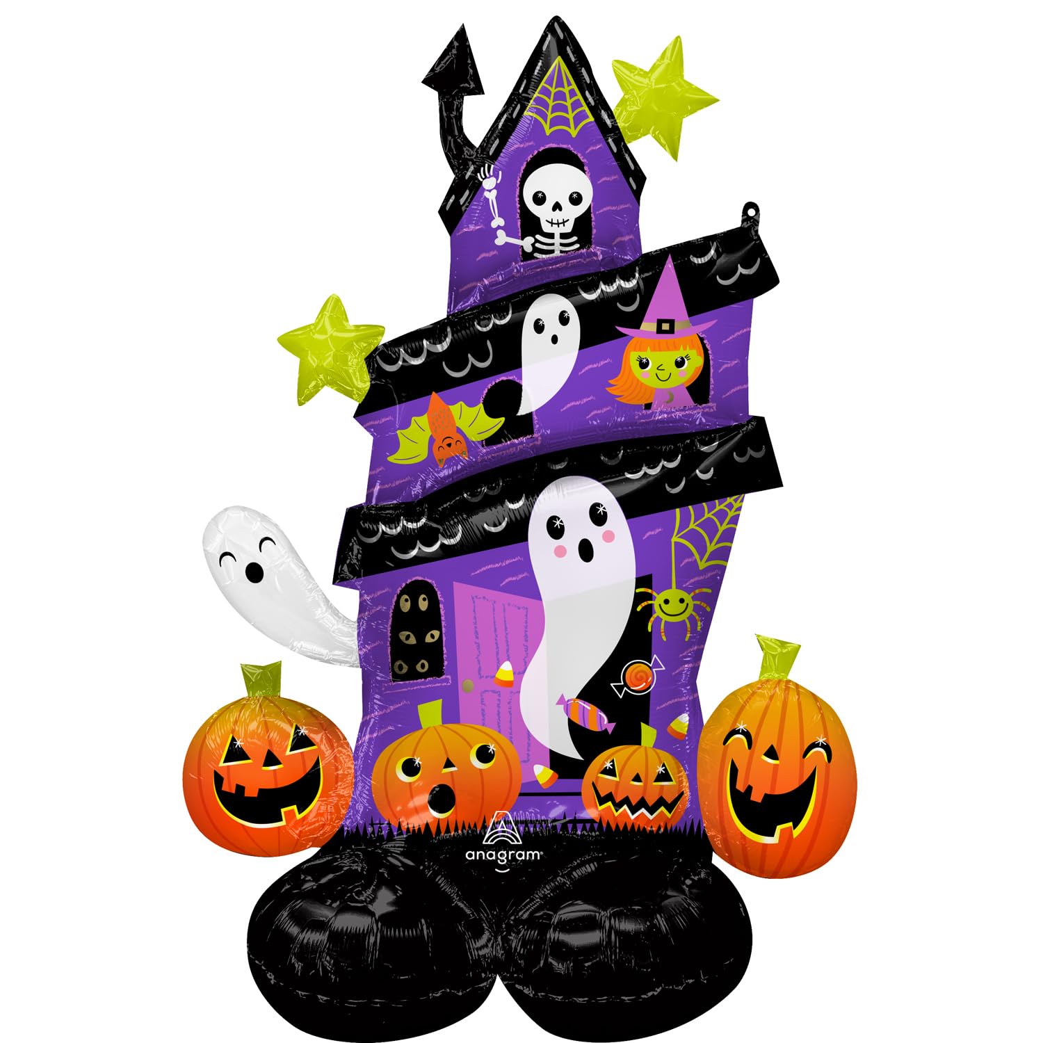 Amscan Anagram 4484011 - Halloween Haunted House AirLoonz Air-filled Foil Balloon - 50"