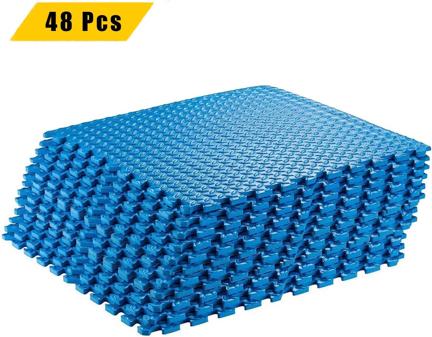 Homgrace Interlocking Floor Mat,Heavy Duty 60x60 Large EVA Foam