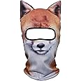 WTACTFUL 3D Stand Ears Animal Balaclava Face Mask for Music Festivals, Raves, Ski, Halloween, Party Outdoor Activities