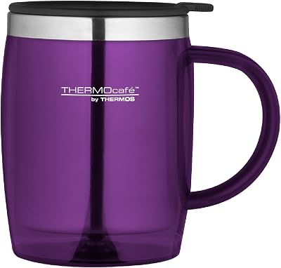 Thermos 187097 ThermoCafé Translucent Desk Mug Purple 450 ml 1 Count