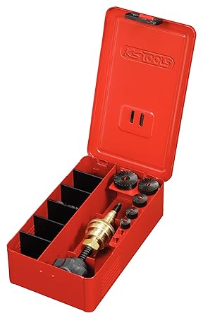 KS Tools 136.1100 Wasserhahn-Fräsapparat-Satz 3/8'-1', 5-tlg.