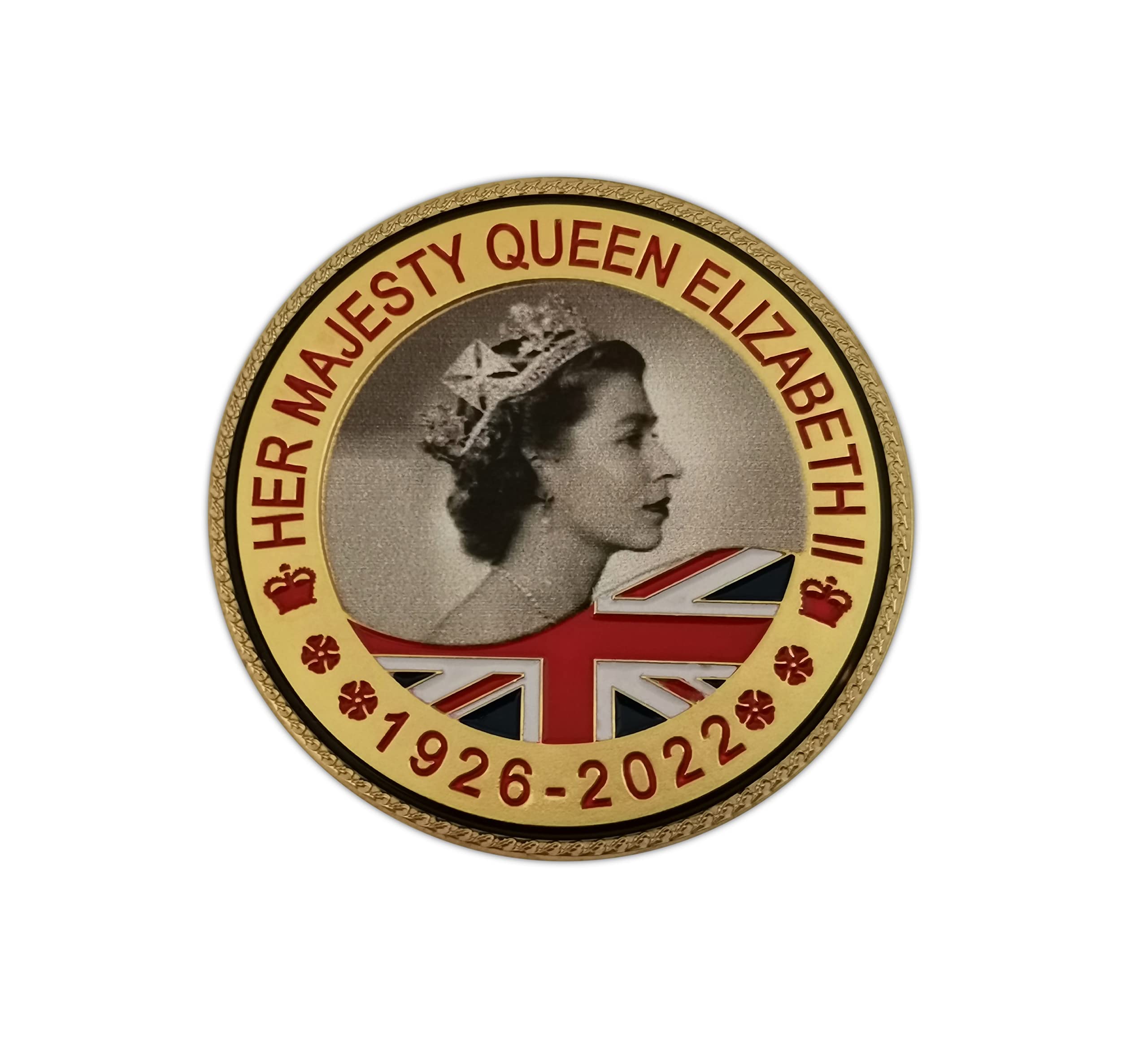 Eillwin Lovely Queen Elizabeth II Commemorative & Collectible Coin to Remembrance Her Majesty