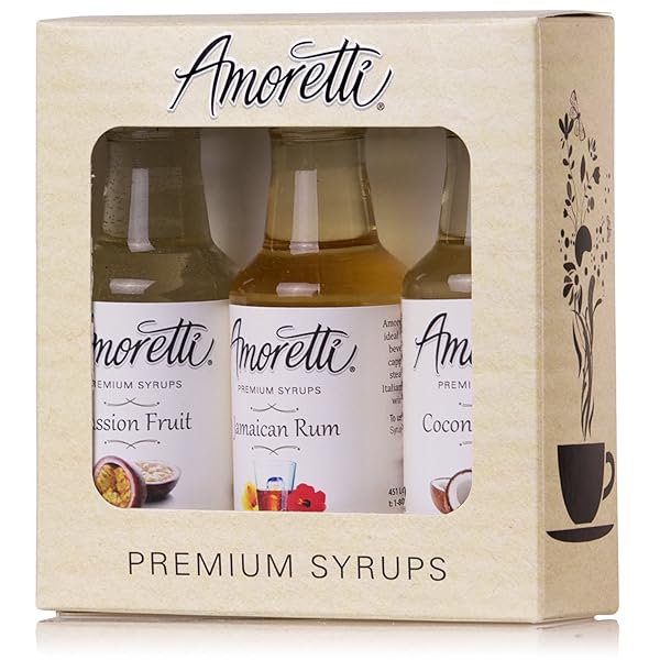 AMORETTI – TROPICAL SYRUPS 3 PACK