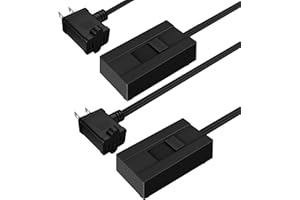 TOPGREENER Table-Top Plug in Dimmer for Table or Floor Lamps, Slide Control, Works with Incandescent and Dimmable LED 360 Wat