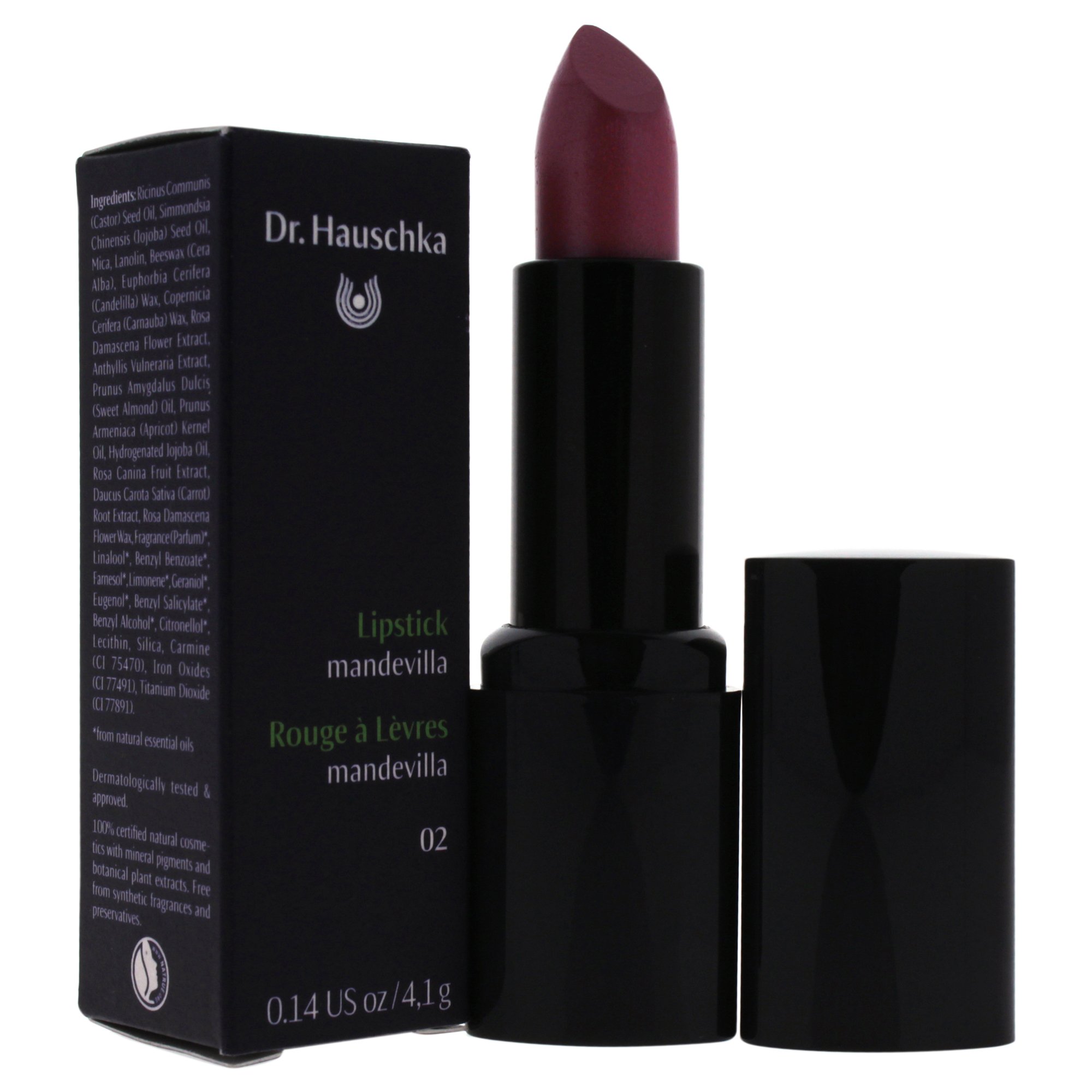 Dr. Hauschka Lippenstift Nr. 26 Hibiscus – Feuchtigkeitsspendend, Mit Pflanzenextrakten, 1 Stück