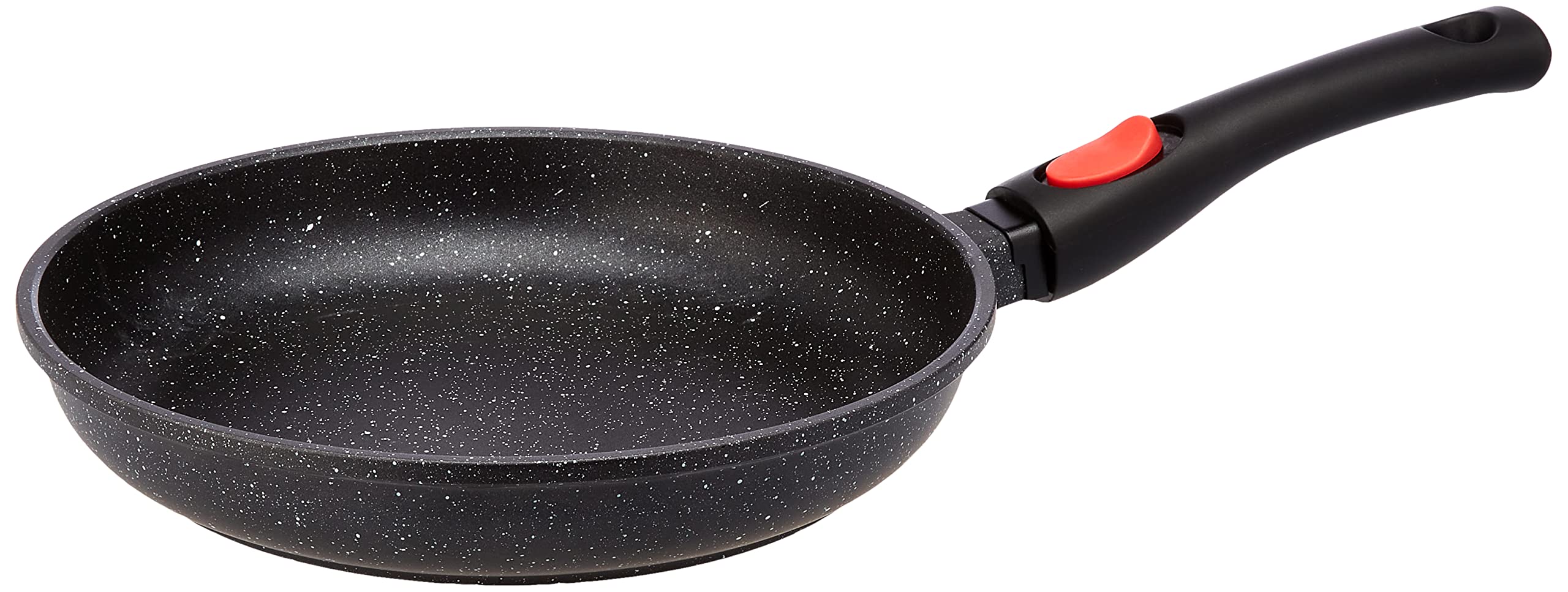 Kamberg 0008022 Frying Pan 26 cm with Removable Handle Cast Aluminium Stone Coating Suitable for All Heat Sources Including Induction PFOA